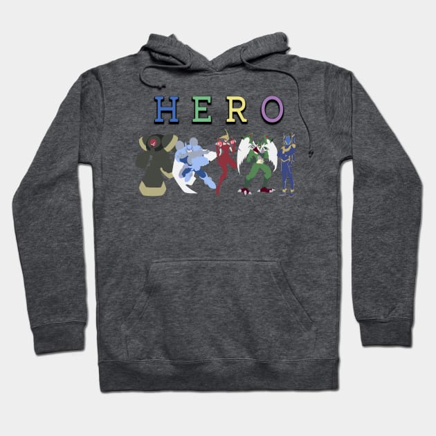 Elemental Heroes: Group Hoodie by ComicManiac